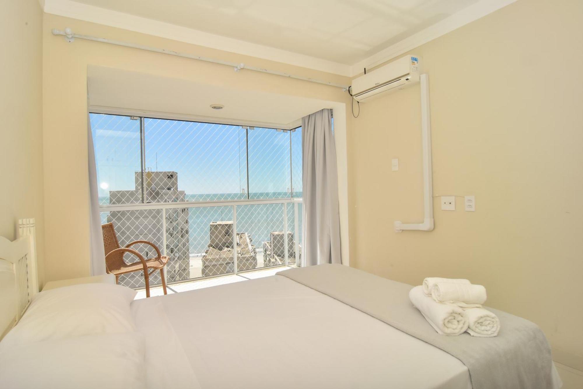 Apartamento Vista Mar Na Quadra Do Atlantico Shopping P1287 *